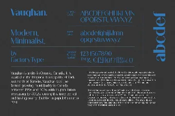 Vaughan Sans font