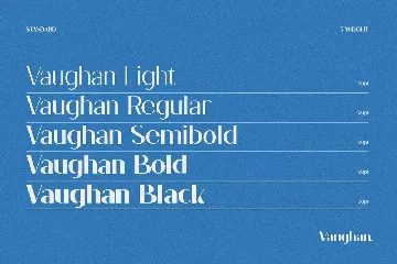 Vaughan Sans font