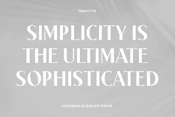 Makota Modern Font