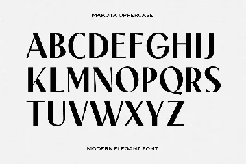 Makota Modern Font