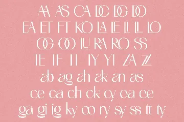 Roseblue font