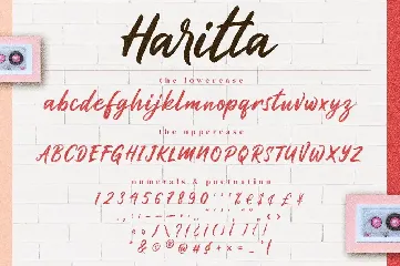 Haritta - Handwritten Script Font