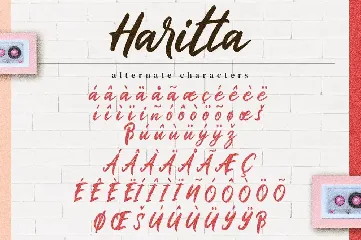 Haritta - Handwritten Script Font