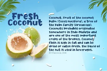 Fresh Coconut font