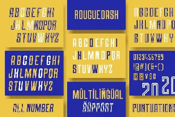 Roguedash - Stylish Sans Font Family