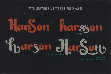 Harson Soft - Intergalactic Typeface font