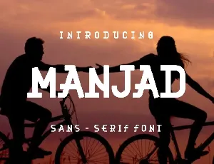 Manjad Font