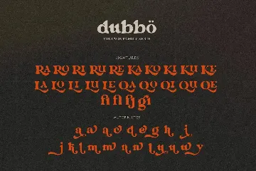 Dubbo - Retro Serif Font