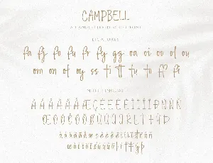 Campbell Script font