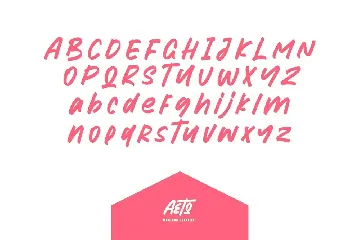 Aeto - Brush Handmade Font