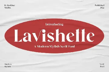 Lavishette - Modern Stylish font