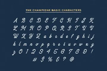 The Champione font