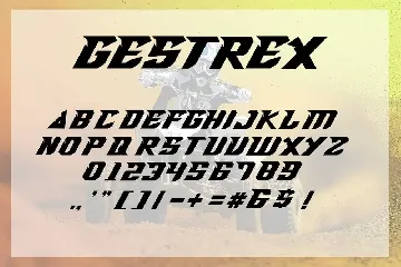 Gestrex Font