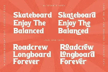 Cryachy | Modern Display font