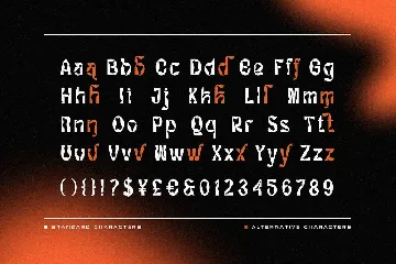 Jusdrop font