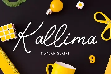 Kallima Modern Monoline Script Font