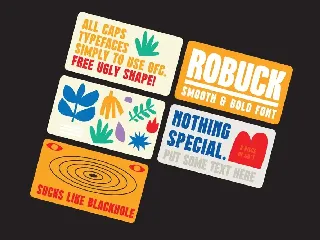 Robuck Display Font