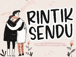 Rintik Sendu Brush Font