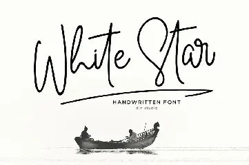 White Star - Monoline Signature Font