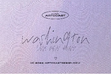 Washington Ink Pen Handwritten font