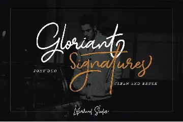 Gloriant Signature Script font