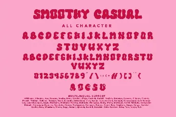 Smoothy Casual font