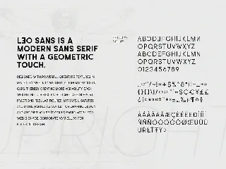 Leo Sans font