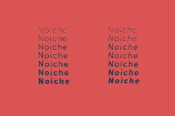 Noiche Sans Serif font