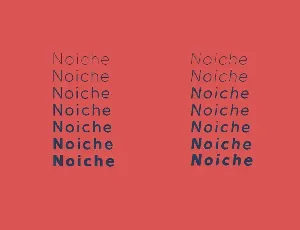 Noiche Sans Serif font