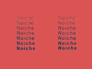 Noiche Sans Serif font