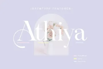 Athiya Serif Display Font Family