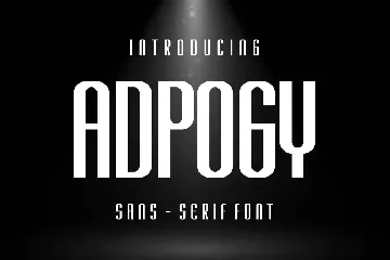 Adpogy Font