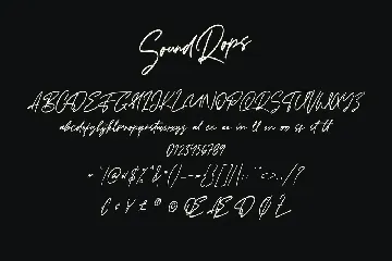 Soundrops Font