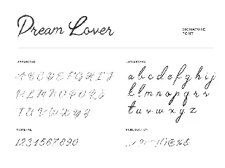 Dream Lover Brush Handwritten Font