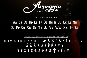 Arpeggio font