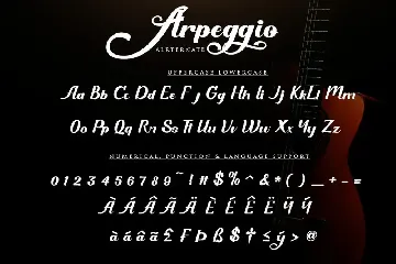 Arpeggio font