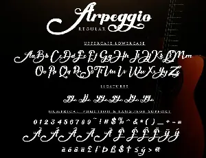 Arpeggio font