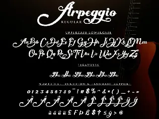 Arpeggio font