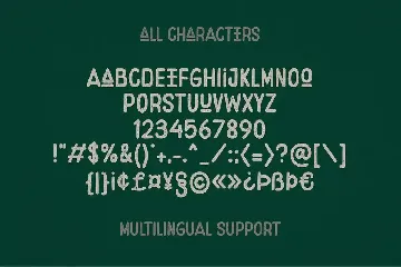 Brother Grade font