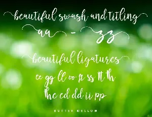 Butter Mellow - Brush Script font