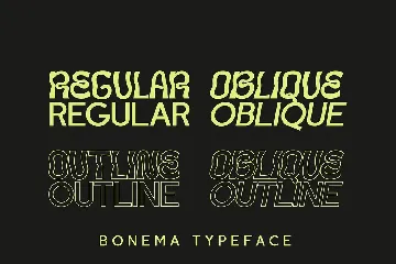 Bonema Psychedelic Font