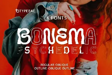 Bonema Psychedelic Font