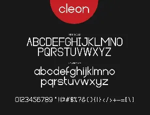 Cleon Sans font