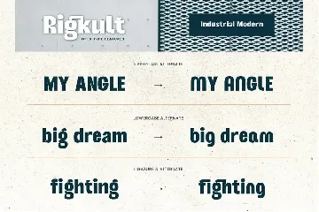 Rigkult Font