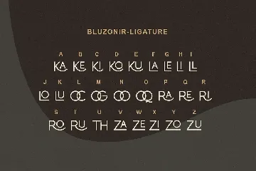 Bluzonir Stylish Sans Serif Font