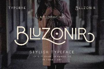 Bluzonir Stylish Sans Serif Font