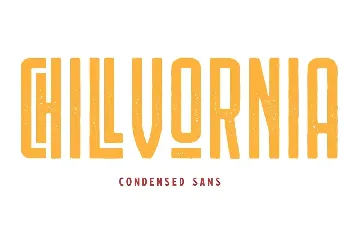 Chillvornia Stamp font