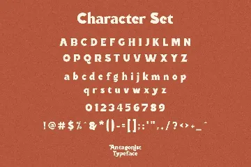 Antagonist font