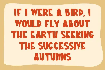 Autumn School Playful Display Font