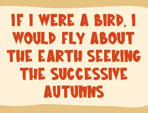 Autumn School Playful Display Font